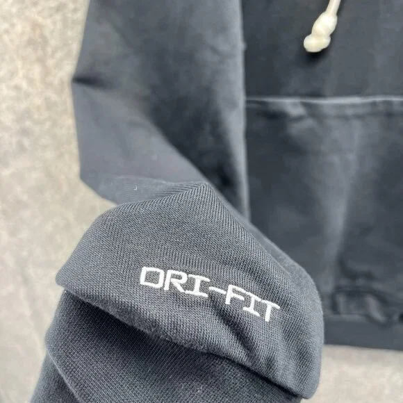 Nike Standard Issue Hoodie Mens XL Black Dri-FIT Pullover Fleece Sweatshirt - Picture 12 of 13